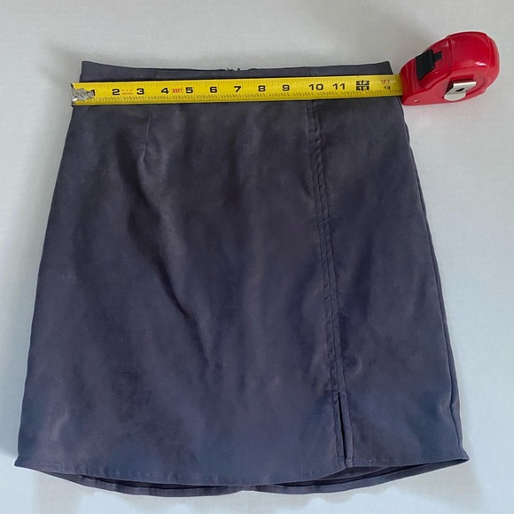 Faux Suede Skirt - Picture 7 of 11